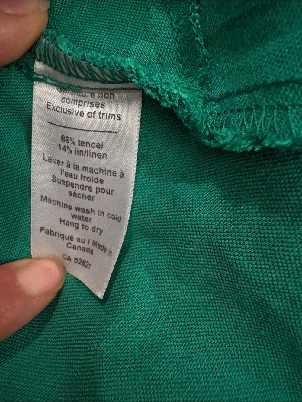 Melow Green Sleeveless A-Line Linen Blend Dress front slit pockets - Picture 8 of 12